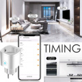 WiFi Smart Socket EU Plug Outlet Tuya Wireless Socket Remote Control Monitor Power Home Appliances Works With Alexa Google Home