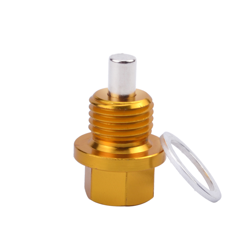 SPEEDWOW M14*1.5 Magnetic Oil Sump Nut Drain Oil Plug Screw Oil Drain Magnetic Oil Plug Nut JDM For Ford Honda Free Shipping