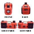 Fast Free shipping portable 3 functions electric hydraulic jack impact wrench and air compressor for Russian free tax