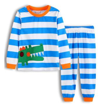 New Arrivals Cartoon Design Nightwear Boys Cotton Pajamas Set For Child kids long sleeve pyjamas Boys Sleepwear 2~7 Year