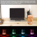 Essential Hollow Aromotherapy Diffuser Oils Diffuser Ultrasonic Atomizer With LED Light for Home Office Living Room Study Yoga