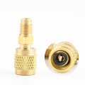 Adapter to 5/16"charging Hose Pump R410A Brass for Refrigerant HVAC Mini Split Air Conditioners 1/4" Power Tool Parts R410 HOWHI