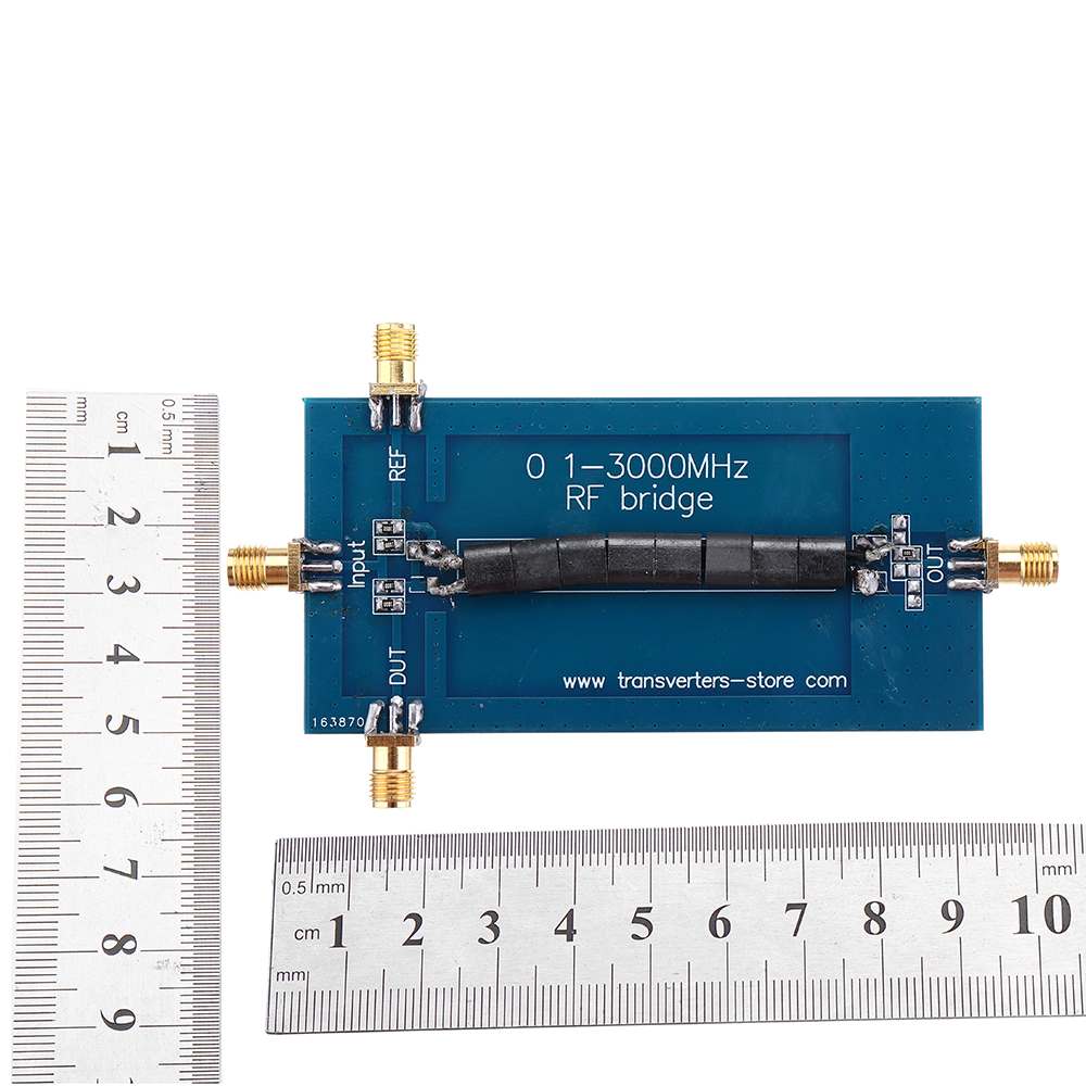 CLAITE RF SWR Bridge 0.1-3000MHz Return Loss Bridge Reflection Bridge Antenna Analyzer VHF VSWR Return Loss