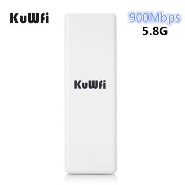 KuWFi 2KM Wireless Outdoor CPE WIFI Router 5.8G 900Mbps Access Point AP Router 1000mW WIFI Bridge WIFI Repeater WIFI Extender