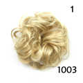 Women DIY Elastic Wig Hair Ring Curly Scrunchie Bun Chignon Ponytail Hairpiece Girls Hair Accessories Bud Head