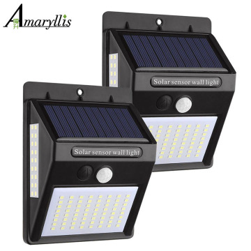 Solar Lights Outdoor 270° Wide Angle Lighting Solar Motion Sensor Lights Wireless IP65 Waterproof for Yard Garage Deck Pathway