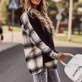 Elegant Casual Plaid Print Hoodie Blouses Women Autumn Winter Long Sleeve Streetwear Tops Lady Fashion Leopard Hooded Pullover