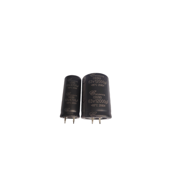 High precision low-voltage horn type electrolytic capacitor
