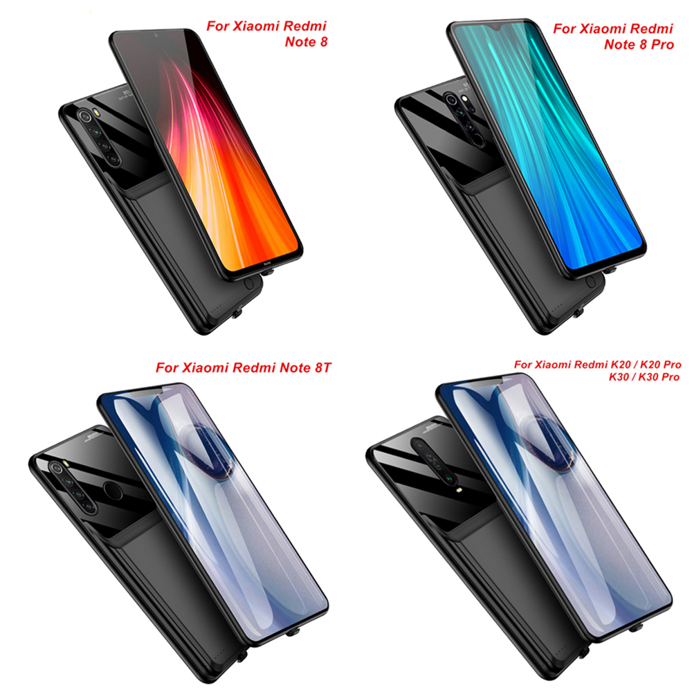 Power Bank 10000mah Battery Charger Case For Xiaomi Redmi Note 8T Note 8 Pro K20 Pro K30 Pro Powerbank Battery External Backup
