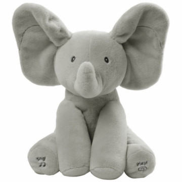 Baby Plush Stuffed Toys Plush Toys Animals Elephant Soft Stuffed Animals Music Doll Children Girl Gifts Sleeping Toy 30cm