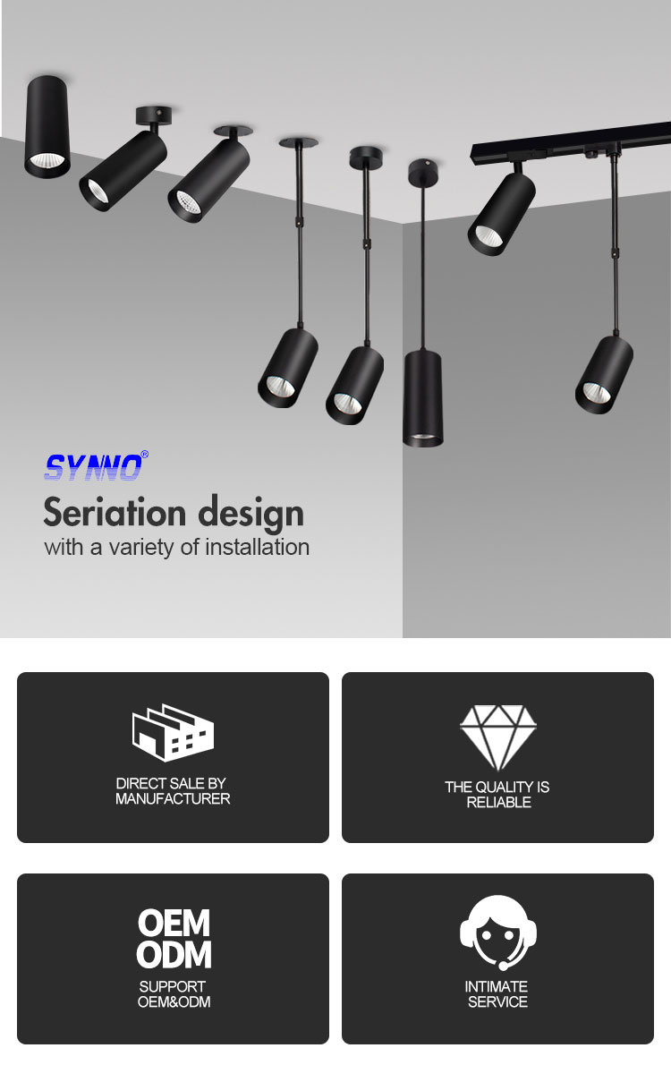 hanging track light