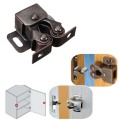 Premium Double Ball Roller Catches Cupboard Cabinet Door Latch Hardware Copper 3.2*2.7cm Durable Door Clip Buckle Handle