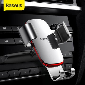 Baseus Car Phone Holder for Car Air Vent / CD Slot Mount Phone Holder Stand for iPhone Samsung Metal Gravity Mobile Phone Holder