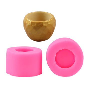 1PCS Diamond Shaped Silicone Mold Flower Pot Vase Concrete Cement Mold DIY Clay Ashtray Candle Holder Mould