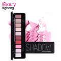 BEAUTYBIGBANG 10 Colors Makeup Glamorous Eyeshadow Palette Natural Women Shimmer Matte Eye Shadow Powder Cosmetic With Brush