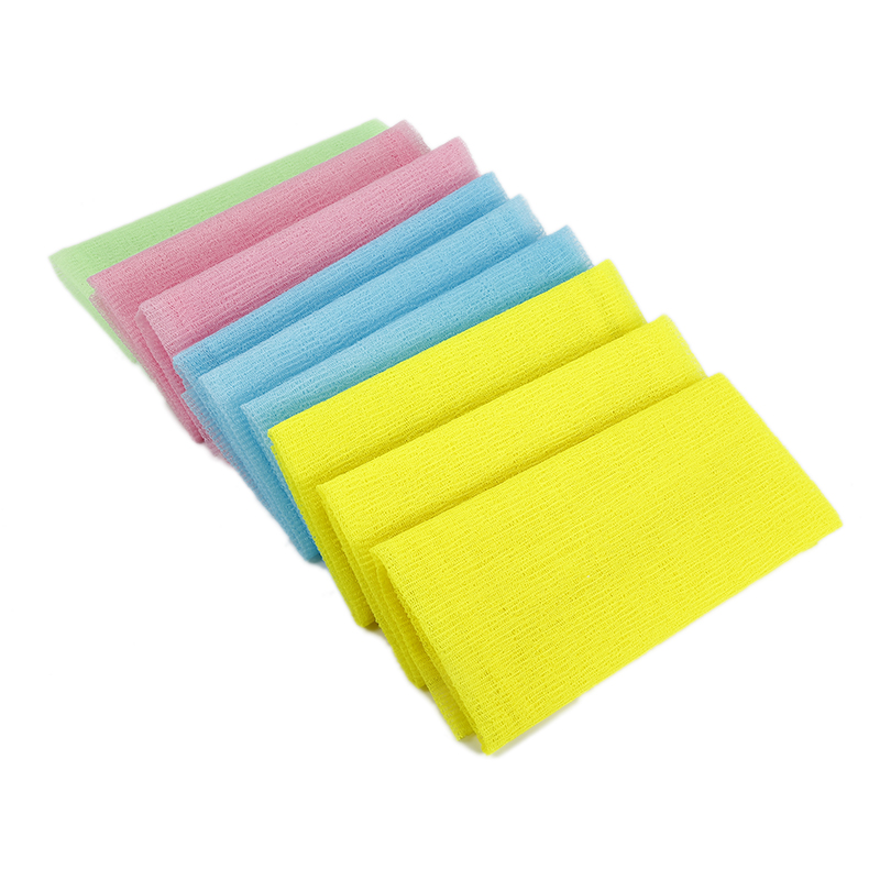 1pc Nylon 30 x 90cm Bath Body Cleaning Towel Exfoliating Bath Shower Washing Scrubbing Towel Scrubbers Random Color Tool