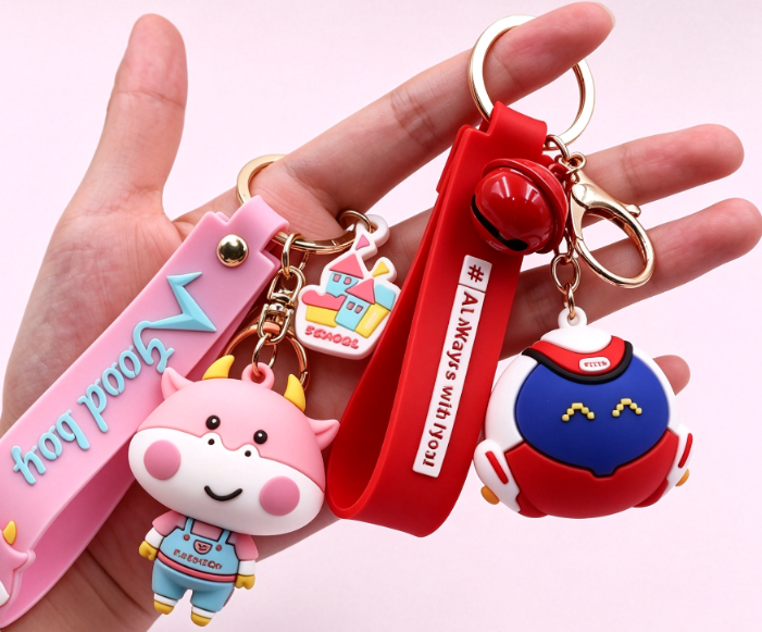 Custom 3D PVC Anime Keychain