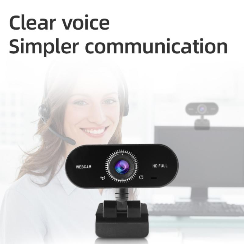 1080P 2K Computer Camera Web Camera USB Plug Free Drive With Microphone Conference Live Camera For PC Computer Laptop