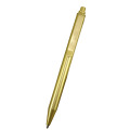 47g Heavy Brass Ballpoint Pen Original Design Craft Click Ball Pen for Business Gifts Natural Brass Black refill Retractable Pen