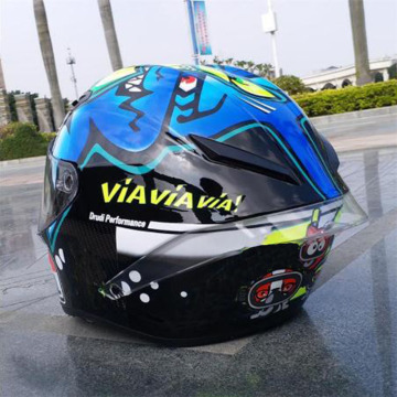 ECE Approved Full Face Motorcycle Helmet Racing Off Road Safety Helmet Motocross Helmet With Clear Tail