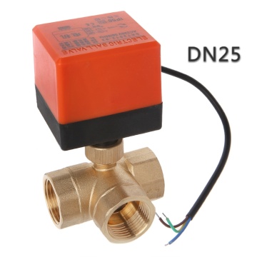 DN15/20/25 3 way motorized ball valve electric Three line two way control AC 220V LS'D Tool