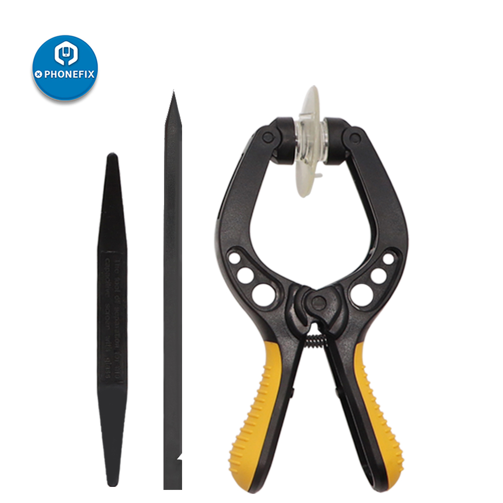 Sucker Pliers with Suction Cup Mobile Phone Tablet Glass Opening Tool with Crowbar for iPhone Screen Opening Repair Kit