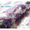 The new main purple kidney bean silk chiffon dress DIY tailor fashion scarf fabric