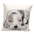 Retro Owl Panda Cat Pillow Case Covers Printed Cotton Linen For Home Office Sofa Chair Decor