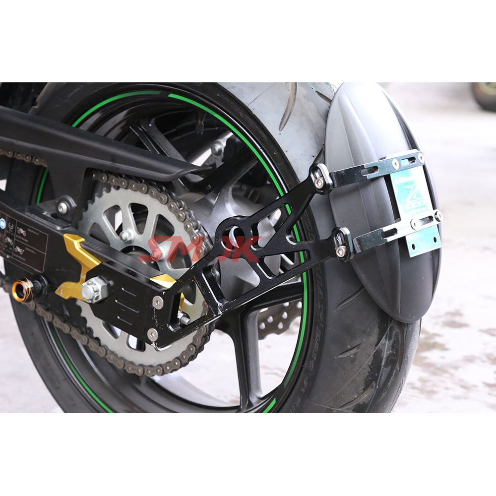 SMOK Motorcycle Rear Wheel Tire Fender Bracket Mudguard Splash Mud Dust Guard Fender Shield Carbon For Kawasaki Z800 2013-2016