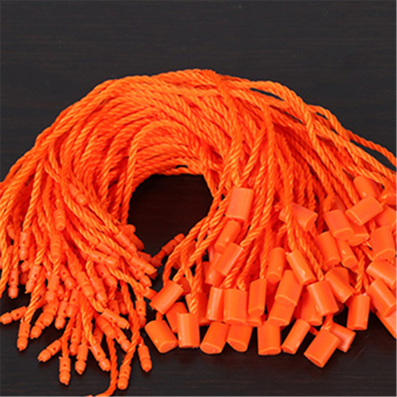 1000pcs Plastic Block Buckle Hanging Rope Spot High-grade Tag Rope Hanging Granule Hand Rope New Arrived Custom Certificate