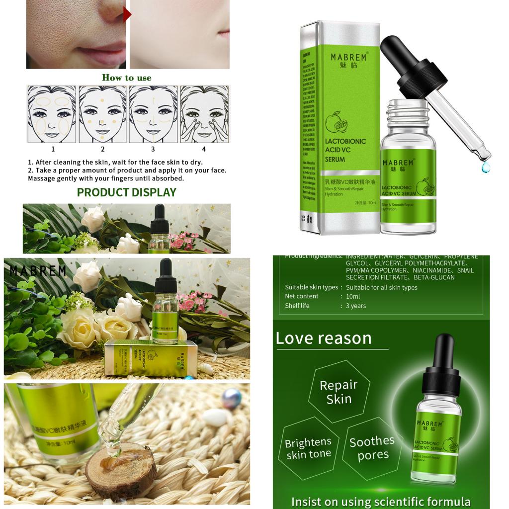 Collagen Repair Solution Serum Repair Skin Anti-aging Whitening Face Skin Care Essence for Men Women