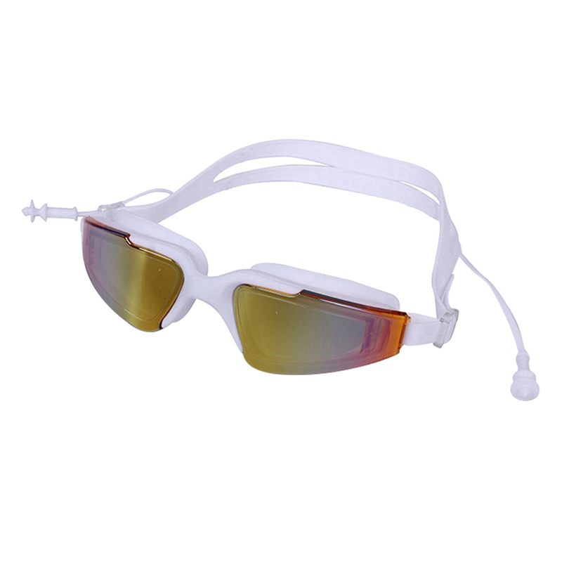 Professional Swimming Goggles with earplugs Women Men High Definition Waterproof Dust-proof Anti-fog Anti-UV Glasses
