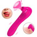 Vibrator Clit Sucker Clitoris Stimulator Clitoral Vibrator Female Point G Anal Dildo Silicone Sex Woman Nipple Suck Sexshop