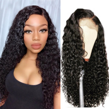 Deep Wave Wigs 13x4 Lace Front Human Hair Wigs for Black Women Prepluck Glueless Malaysian Short Curly Human hair Wigs