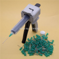 30ml Glue Gun UV Glues Adhesive Caulking Gun with 100pcs 18G Blunt Dispensing Needle Tips and 30cc Glue Dispenser Syringe Barrel