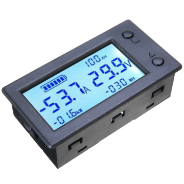 New Digital Hall Coulombmeter DC 300V 50A Voltmeter Ammeter Battery Power Meter Measurement Analysis Instruments