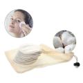 12Pcs Reusable Make Up Remover Pads Washable Bamboo Cotton With Laundry Bag Wipes Face/Eye/Lip Clean Facial Skin Care Cotton Pad