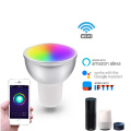 WiFi Smart Bulb LED Lamp Cup 5W RGBCW Support Amazon ECHO/Google Home/IFTTT Remote Voice Control Led Lamp GU10
