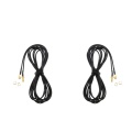 2Pack 9.8FT Low-Loss Coax Extension Cable (50 Ohm) - RP SMA Male to RP SMA Female - Antenna Extender for WiFi Wireless Router