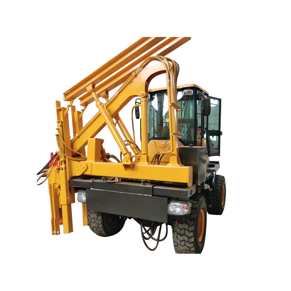 Truck mounted multifunctional fence pile driver