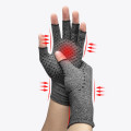 1 Pair Compression Arthritis Gloves Premium Arthritic Joint Pain Relief Hand Gloves Therapy Open Fingers Compression Mittens X1