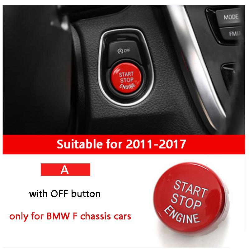 For BMW E90 E60 E70 E71 E81 E92 E93 F10 F15 F25 F30 F34 F48 G30 E F G Chassis Car Engine Start Stop Switch Button Replace Cover
