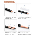 Eyebrow Pencil Waterproof Lasting Minuteness Hard Pencil Lead Eyebrow Pen Makeup Cosmetics Tools Silky Quick Dry TSLM2