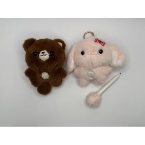 Cuddly Plush Companion Pen with Soft Animal Design