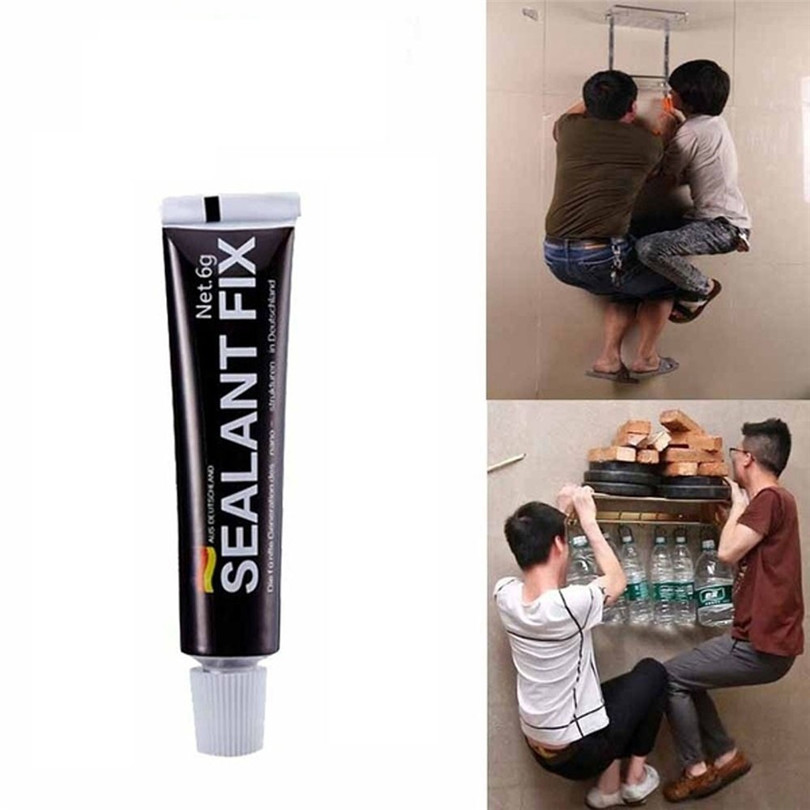 1Pcs 6g Sealant Fix Glass Glue Polymer Metal Adhesive Sealant Fix Waterproof Quick Drying Universal Glue Polymer #4J10