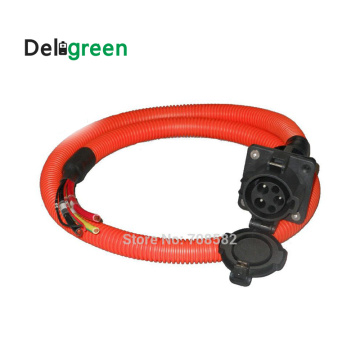 32AJ1772 AC inlet/socket/connector with 1m UL/TUV cable single phase for EV/Electric Car charging