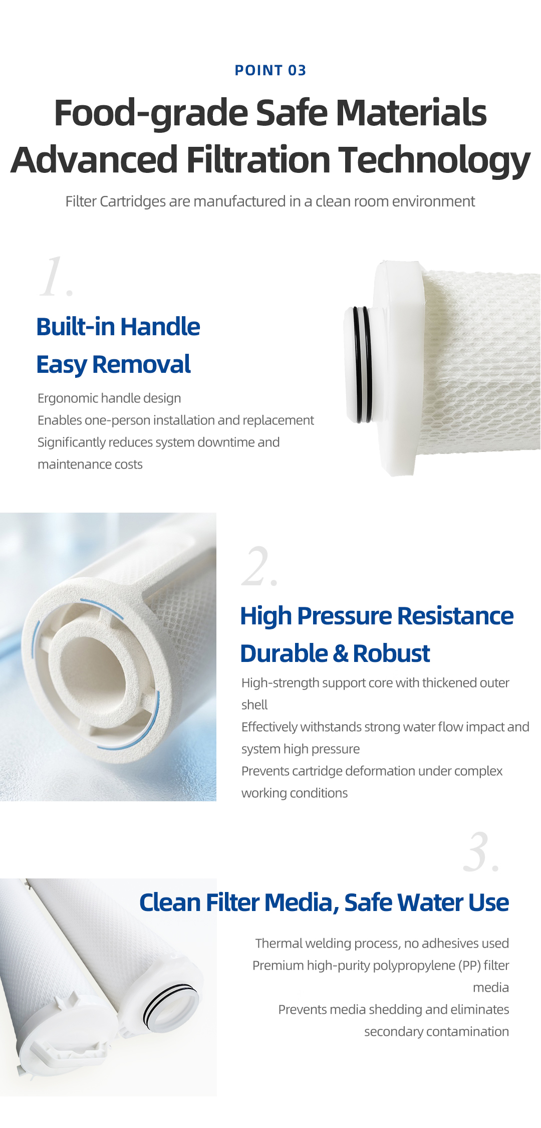6.Pentair Replacement Large Flow Filter Element Details Page