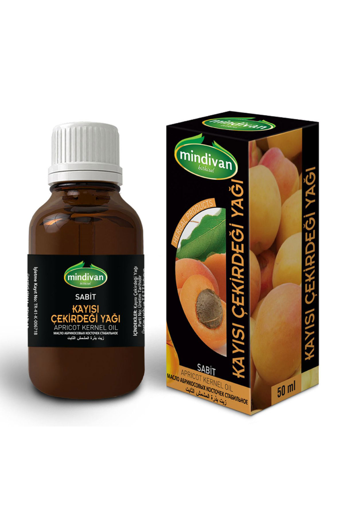 Mindivan Apricot Kernel Oil 50 cc