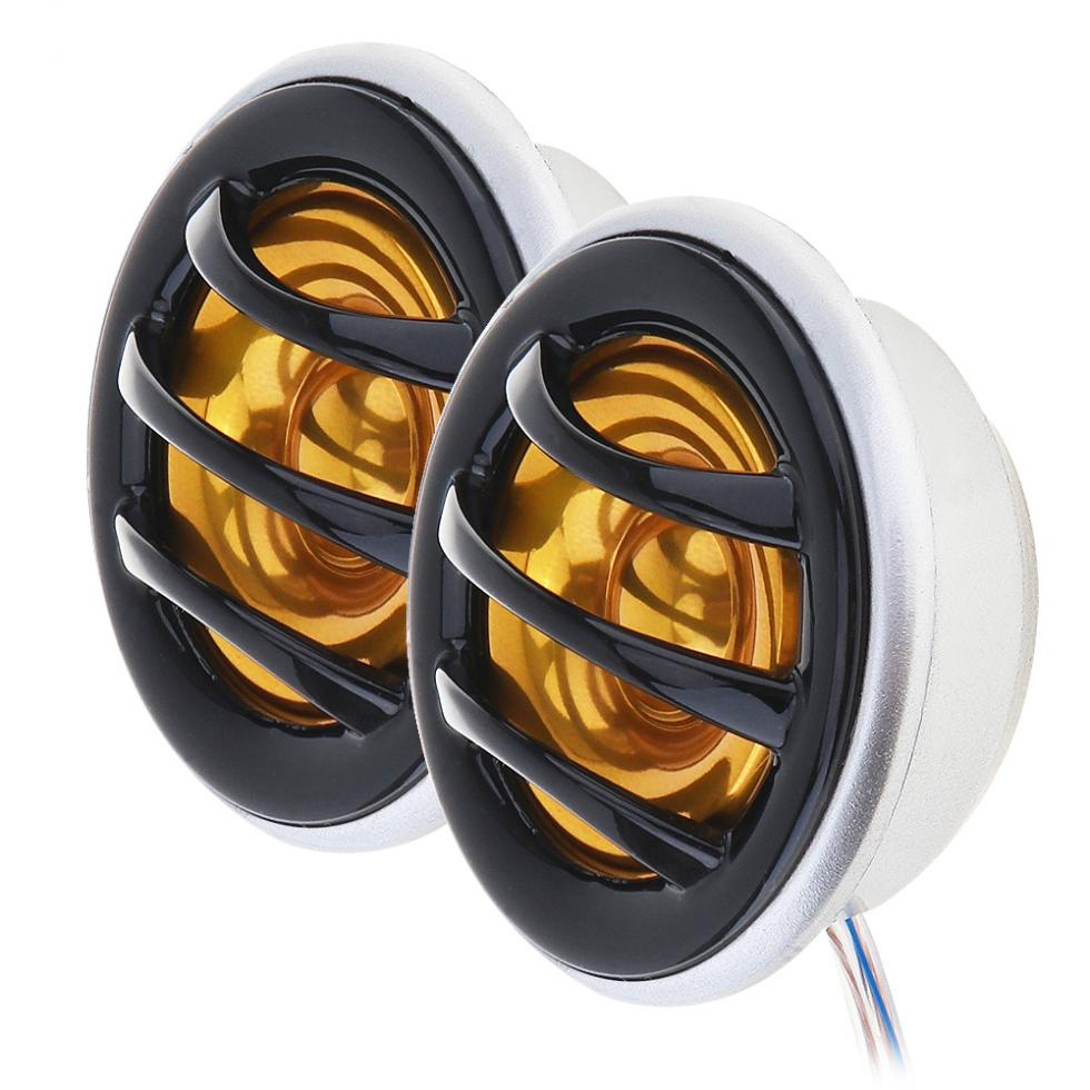 2pcs 150W 066 91dB 12V Car Horn Dome Tweeter Audio Loudspeaker Car Stereo Treble Speaker for Cars