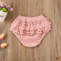 Summer Fashion Baby Girls Boys Shorts Newborn Baby Ruffles Bloomers Girls Cotton Linen Shorts Toddler Trousers PP Pants Clothes